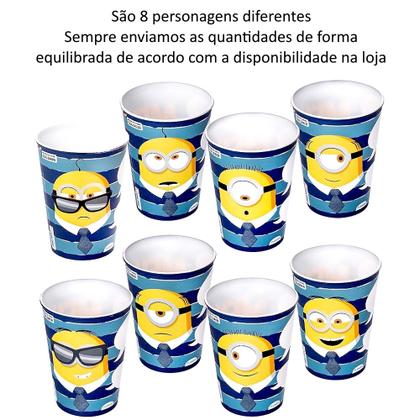 Imagem de Kit 10 Copo dos Minions para Festa infantil e Aniversário 320ml