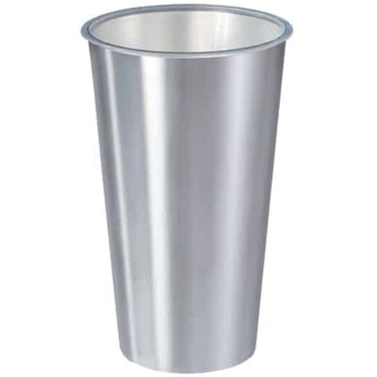 Imagem de Kit 10 Copos 500 ML Label Inox 14x8,5cm Leve Multiuso