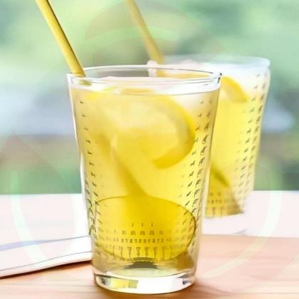 Imagem de Kit 10 Copos de Vidro 200ML Transparente para Agua e Suco