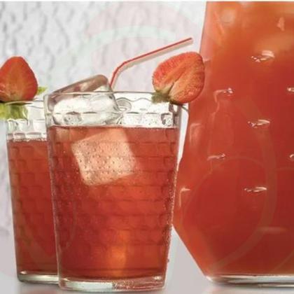 Imagem de Kit 10 Copos de Vidro 200ML Transparente para Agua e Suco