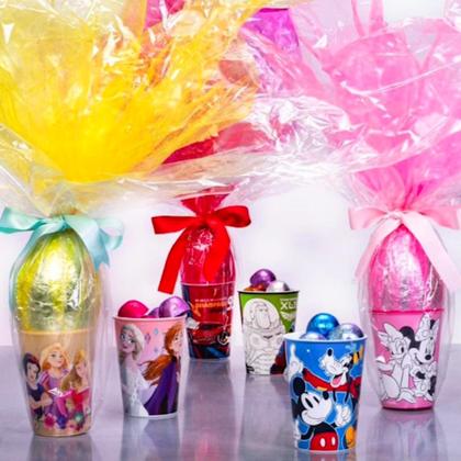 Imagem de Kit 10 Copos Disney P/ Ovo de Pascoa Artesanal Mickey Minnie