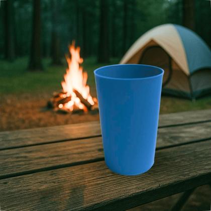 Imagem de Kit 10 Copos Plásticos Coloridos 200ml Infantil Reutilizável e Resistente