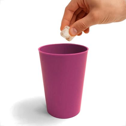 Imagem de Kit 10 Copos Plásticos Coloridos 200ml Infantil Reutilizável e Resistente