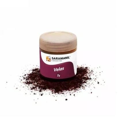 Imagem de Kit 10 Corantes de Vela Cores Básicas 7g Saramanil Anilina Pó Tingimento Parafinas Pote Barra Lentilha Gel Cera