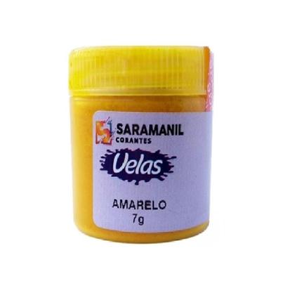Imagem de Kit 10 Corantes de Vela Cores Básicas 7g Saramanil Anilina Pó Tingimento Parafinas Pote Barra Lentilha Gel Cera