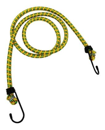 Imagem de Kit 10 Corda Elástica Bagageiro C/ Gancho Extensor 1m X 8mm