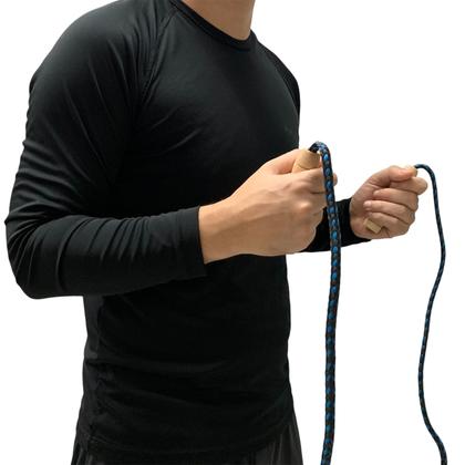 Imagem de Kit 10 Cordas de Pular Com Giro 2,5mts Com Pegada de Madeira Dafoca Sports