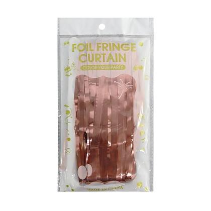 Imagem de Kit 10 Cortina Gold Rosê Metalizada Fitas Decoração Cenários