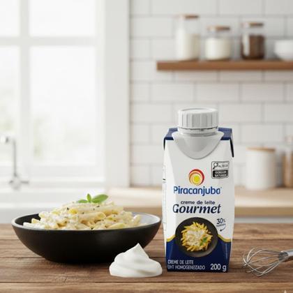 Imagem de Kit 10 Creme de Leite Gourmet Piracanjuba 200g