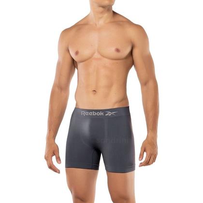Imagem de Kit 10 Cueca Boxer Reebok Sem Costura Box com 1 Par de Meias Sandrini