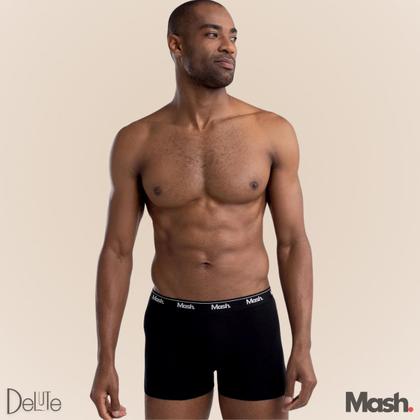 Imagem de Kit 10 Cueca Mash Box Boxer Cotton Algodão Original Com Nota Fiscal