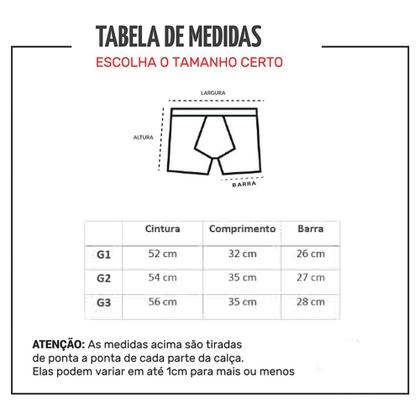 Imagem de Kit 10 Cuecas Box Plus Size Gordinho Em Microfibra