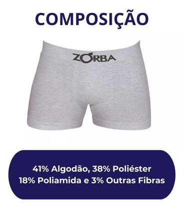 Imagem de Kit 10 Cuecas Box Zorba Algodão Varias Cores