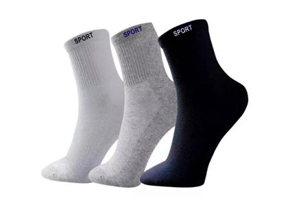 Imagem de Kit 10 Cuecas Boxer Adulto  12 Pares Meias Sport Longa