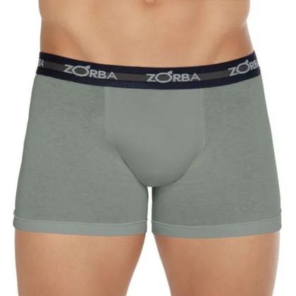 Imagem de Kit 10 Cuecas Boxer Box Zorba Max 702 Cós Elástico 100% Algodão