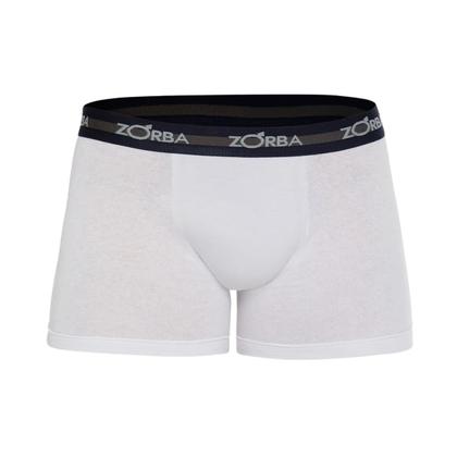 Imagem de Kit 10 Cuecas Boxer Box Zorba Max 702 Cós Elástico 100% Algodão
