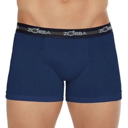 Imagem de Kit 10 Cuecas Boxer Box Zorba Max 702 Cós Elástico 100% Algodão