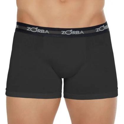 Imagem de Kit 10 Cuecas Boxer Box Zorba Max 702 Cós Elástico 100% Algodão