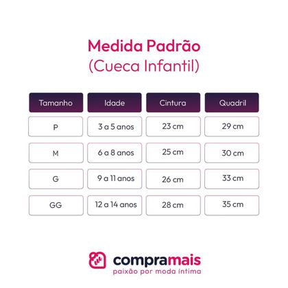 Imagem de Kit 10 Cuecas Boxer Infantil Sem Costura Rafa Parize Meninos Criança Microfibra Sortida