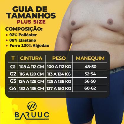 Imagem de Kit 10 Cuecas Boxer Plus Size Lycra Não Enrola Perna Estica Bem Baruuc