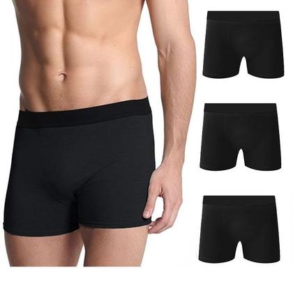 Kit 10 Cuecas Boxer Preta Em Algodão Cotton Polo M. - QLC SPORT Imagem de Kit 10 Cuecas Boxer Preta Em Algodão Cotton Polo M.