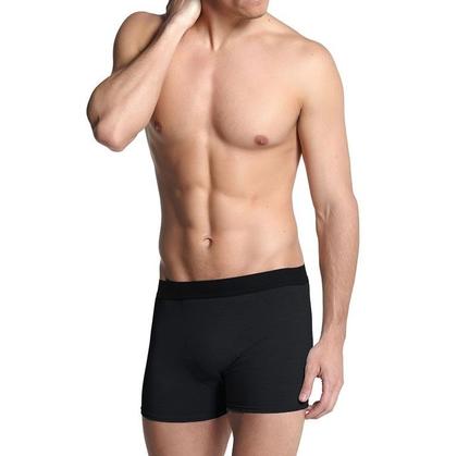 Kit 10 Cuecas Boxer Preta Em Algodão Cotton Polo M. - QLC SPORT Imagem de Kit 10 Cuecas Boxer Preta Em Algodão Cotton Polo M.
