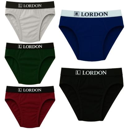 Imagem de Kit 10 Cuecas Tradicional Slip Plus Size Masculino Algodão Elástico Exposto