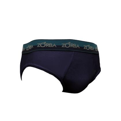 Imagem de Kit 10 Cuecas Zorba Slip Max Algodão 764 Marinho - P