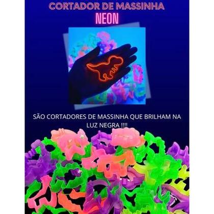 Imagem de Kit 10 cx Massinha De Modelar 30 Forminhas Cortador Moldes Festa Aniversario Lembrancinha Dino