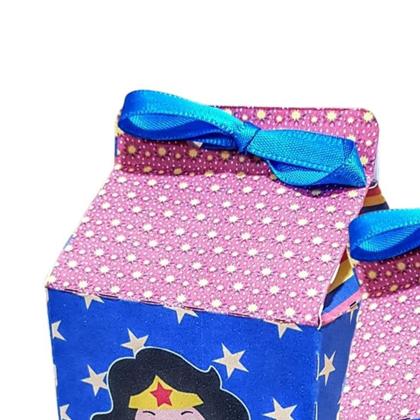 Imagem de kit 10 Decoração Mulher Maravilha Festa Decoração Infantil
