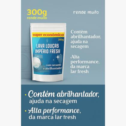 Imagem de Kit 10 Detergente Em Pó P/ Máquina De Lavar Louças Vegano 300g Lar Fresh