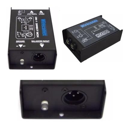 Imagem de Kit 10 Direct Box Passivo Wireconex WDI600 de Impedância