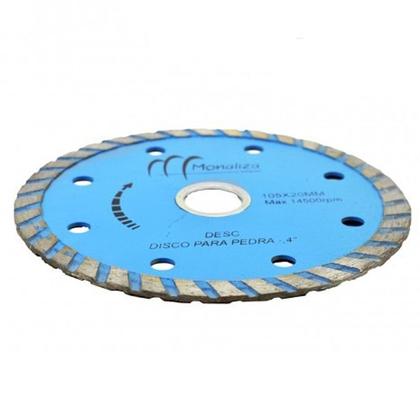 Imagem de Kit 10 disco diamantado lamina circular corta pedra 105x20mm