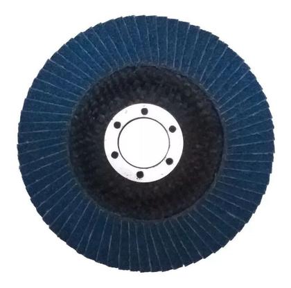 Imagem de Kit 10 Disco Flap de Zircônio de 4.1/2 Pol. Grão 120 - Titanium