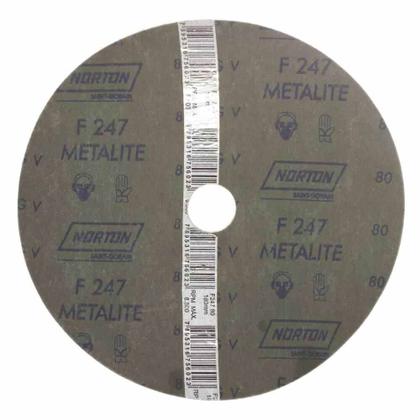 Imagem de Kit 10 Discos de Lixa 7" Gr 80 Metalite F247 - Norton