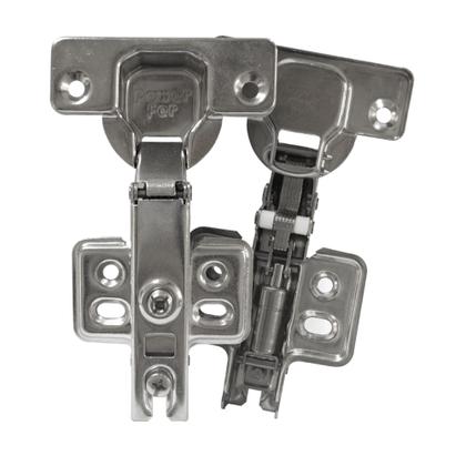 Imagem de Kit 10 Dobradiças Com Amortecedor 35mm Reta P/ Armário Porta