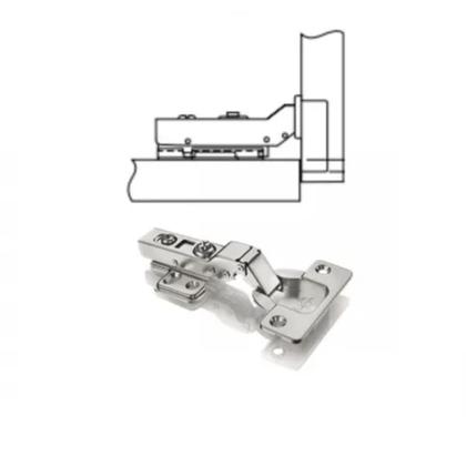 Imagem de Kit 10 Dobradiças Curva S/amortecedor Porta Armário 35mm