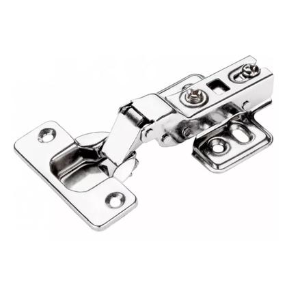 Imagem de Kit 10 Dobradiças Curva S/amortecedor Porta Armário 35mm