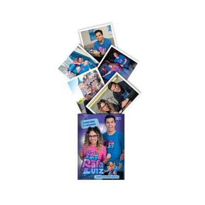Imagem de Kit 10 envelopes com 50 cromos do livro ilustrado oficial rafa & luiz