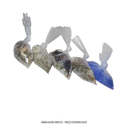 Imagem de Kit 10 Escalda Pés de 50g com ervas e óleo essencial refil Atacado