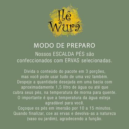 Imagem de Kit 10 Escalda Pés de 50g com ervas e óleo essencial refil Atacado