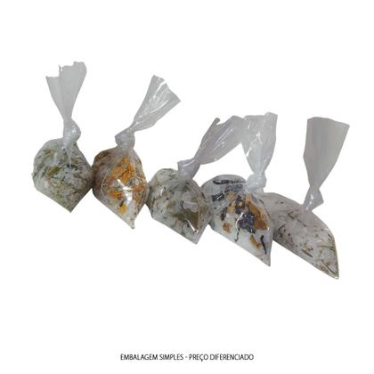 Imagem de Kit 10 Escalda Pés de 50g com ervas e óleo essencial refil Atacado