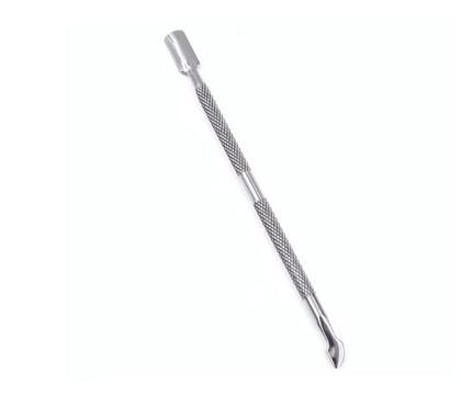 Imagem de Kit 10 Espátula Dupla Empurrador Inox Profissional