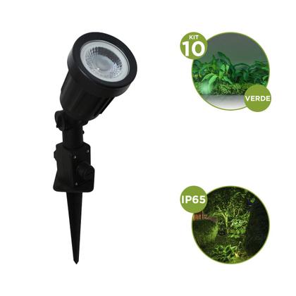 Imagem de Kit 10 Espetos de Jardim Led 5w