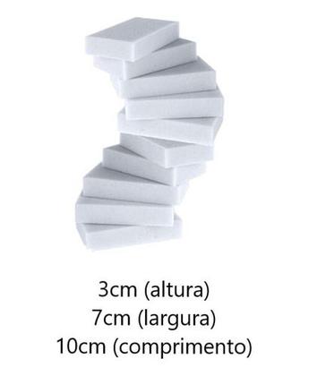 Imagem de Kit 10 Esponja Mágica Bucha Melamina Tira Mancha Esfregao
