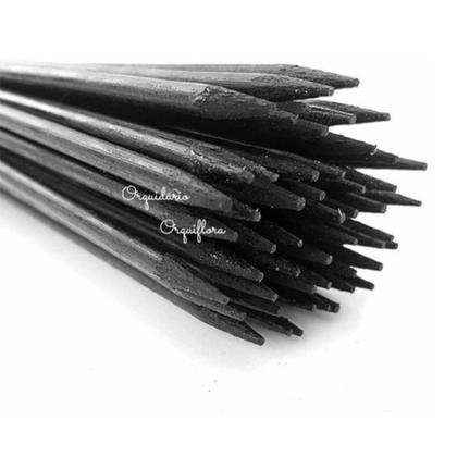 Imagem de Kit 10 Estacas Tutor De Plantas Haste Pintada Bambu 50cm Suporte Para Orquídeas Flores Jardinagem