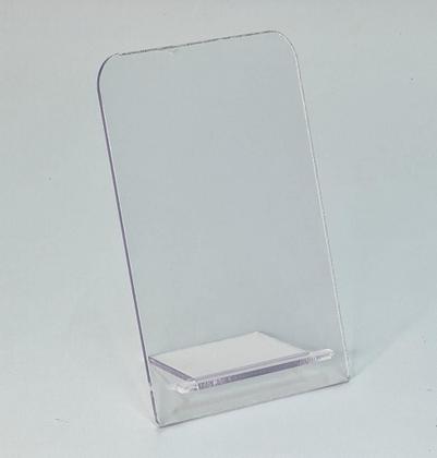 Imagem de Kit 10 Expositor Display A6 Encaixe Mesa Balcão Aviso Pix Qr