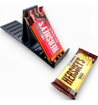 Imagem de Kit 10 Expositor Suporte Barra Chocolate Doce Display 28cm