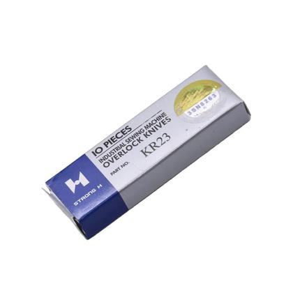 Imagem de Kit 10 Facas Superiores Strong H Para Maquinas De Costura Overloque - KR23