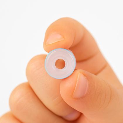 Imagem de Kit 10 Firmas Lisas 22Mm Erê Rosa Transparente E Azul Murano